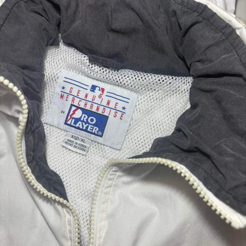 Vintage Y2K Pro Player White SF Giants Hooded Jacket - Picture 6 of 8